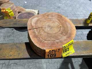 Rosewood Schijf, Dikte 70mm, Ø 400mm